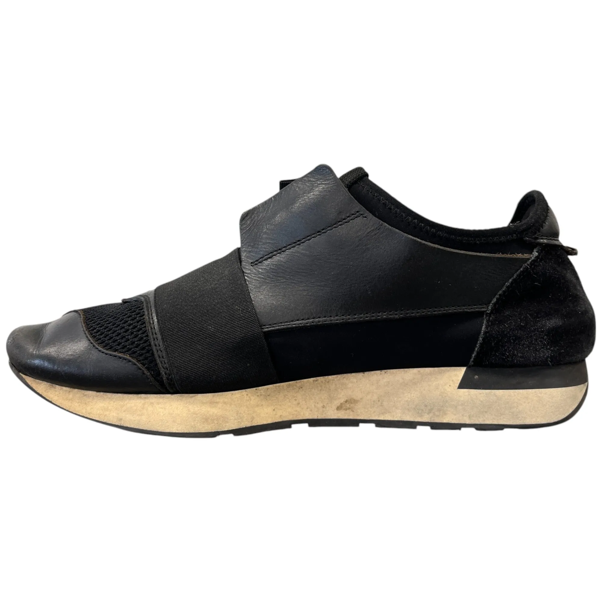 Men's Race Runner Low Trainers Black Size EU 41 / UK 7