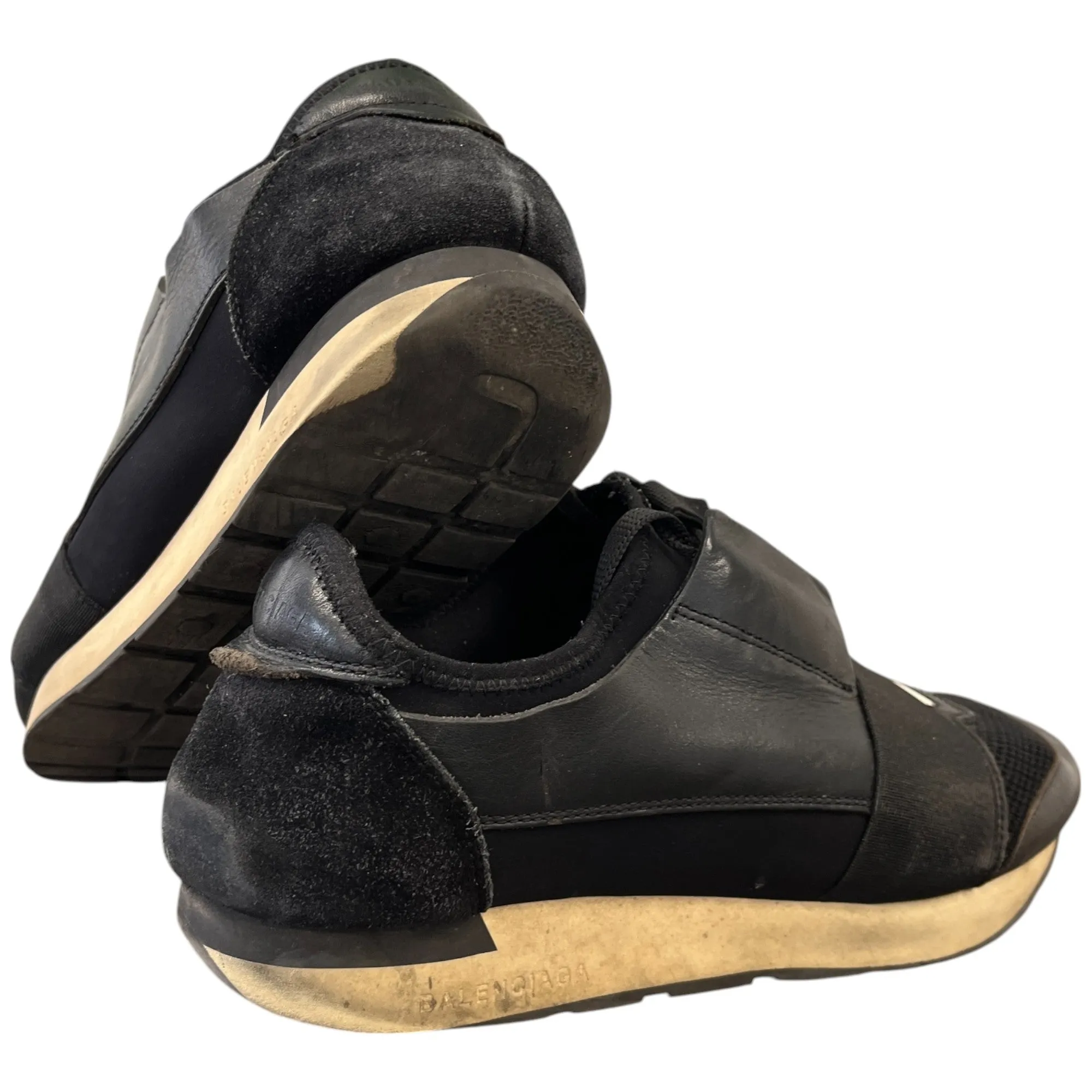 Men's Race Runner Low Trainers Black Size EU 41 / UK 7