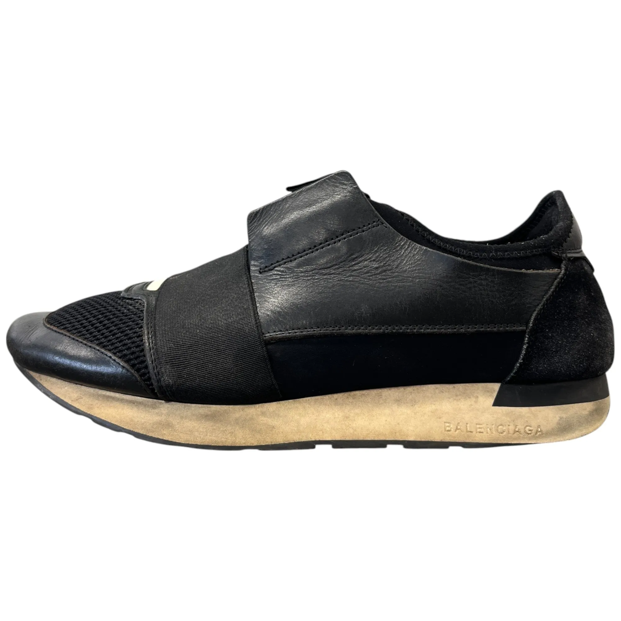 Men's Race Runner Low Trainers Black Size EU 41 / UK 7