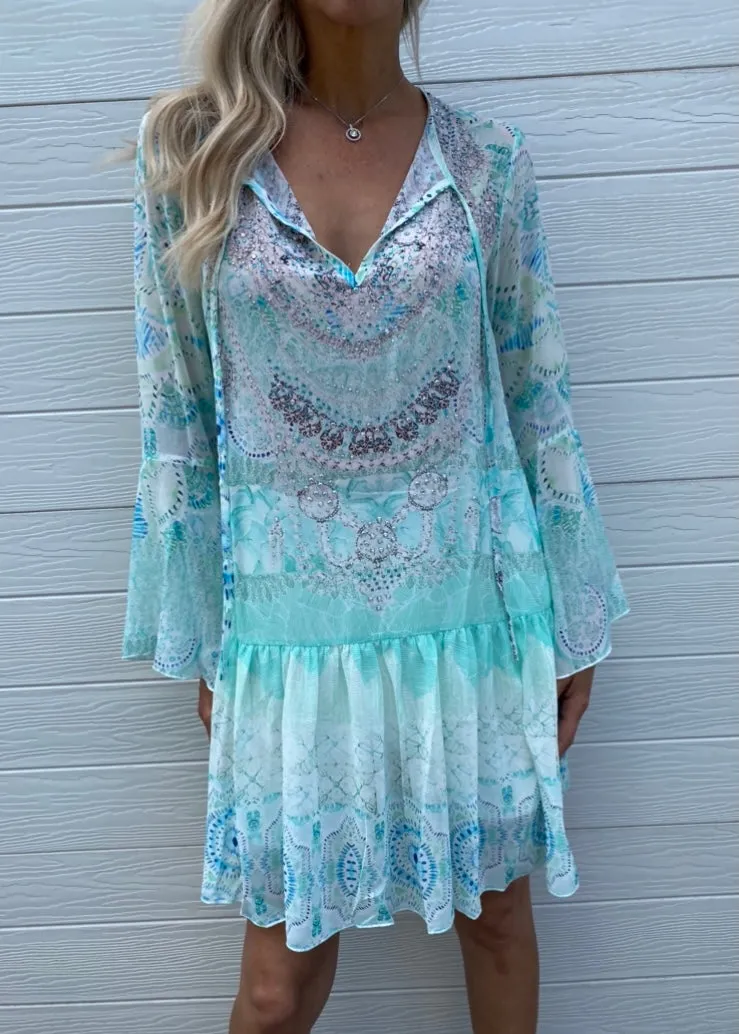 Milky dress - Mint
