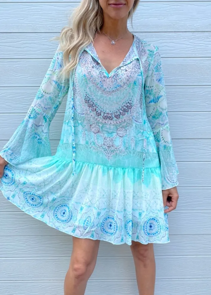 Milky dress - Mint