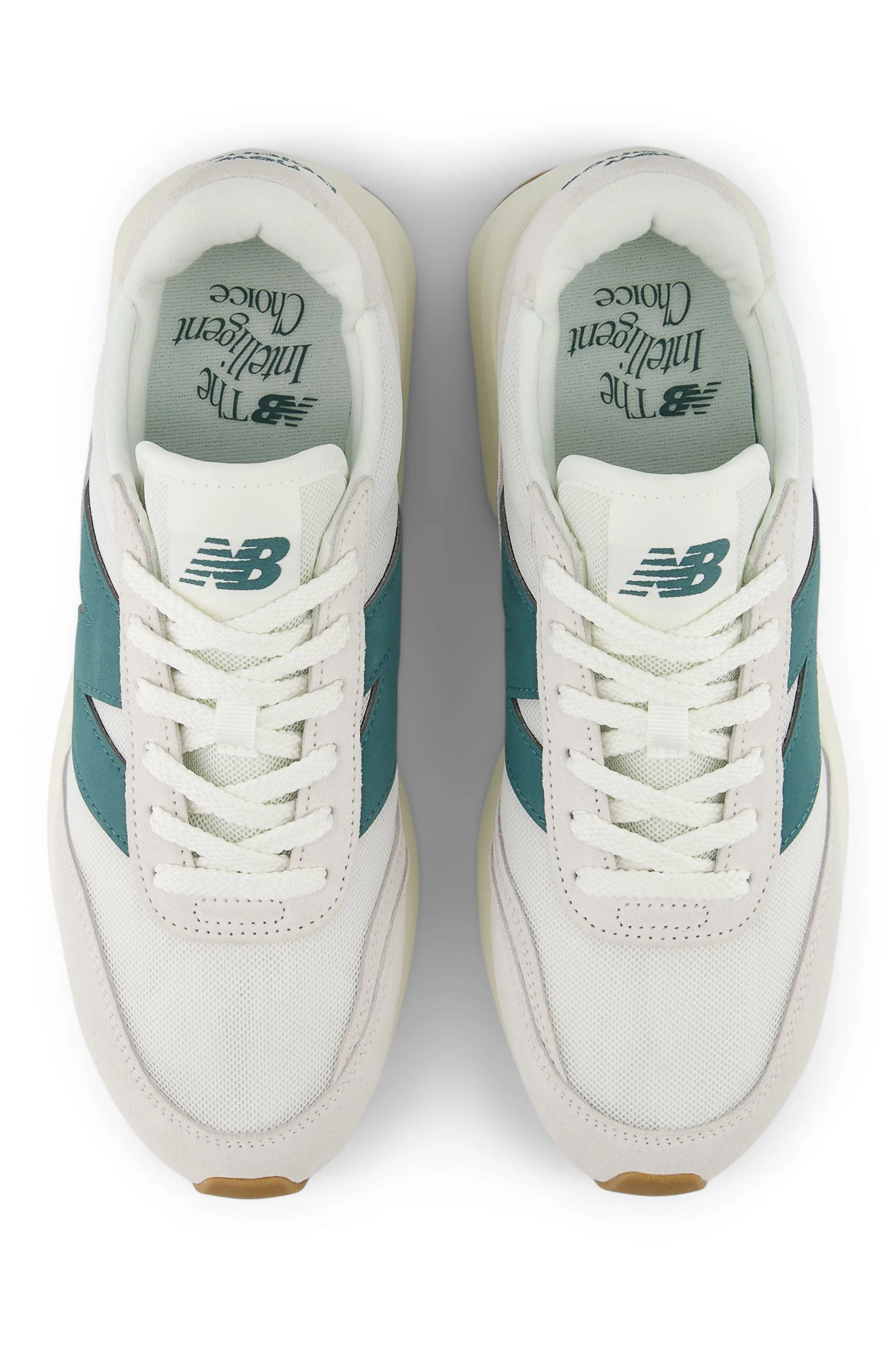New Balance 370 Trainer Sea Salt & New Spruce