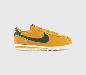 Nike Cortez Yellow Ochre Gorge Green Safety Orange Uk Size 6