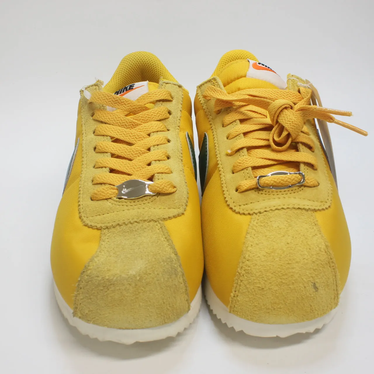Nike Cortez Yellow Ochre Gorge Green Safety Orange Uk Size 6