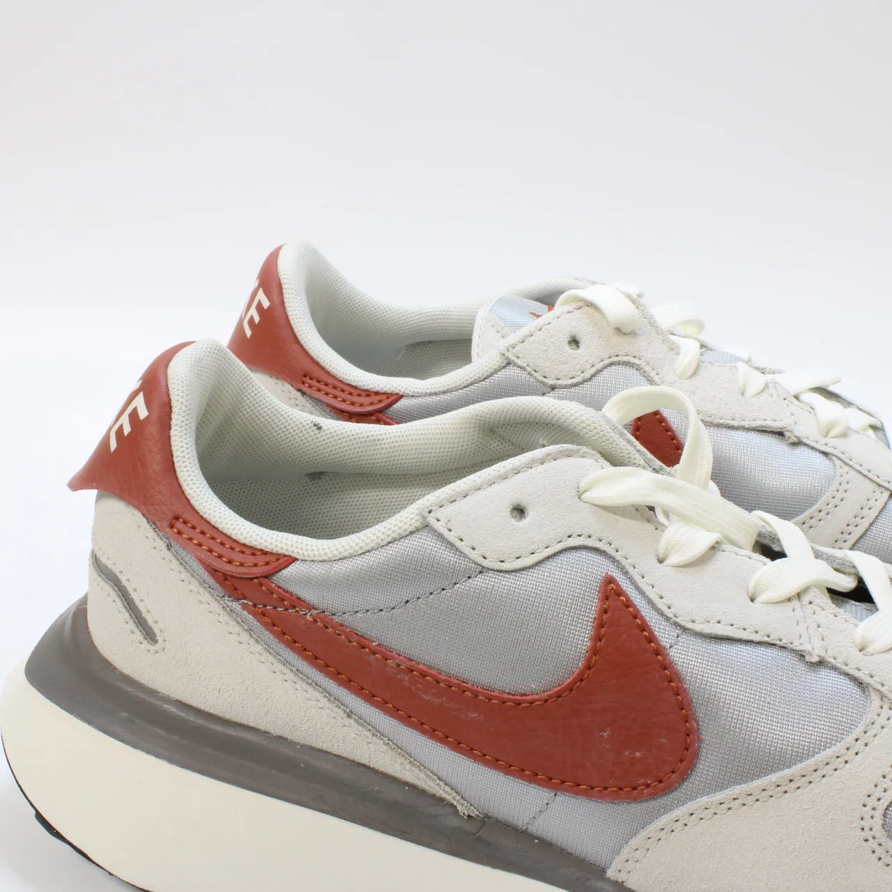 Nike Phoenix Waffle Light Bone RUGGed Orange Light Smoke Grey Uk Size 7