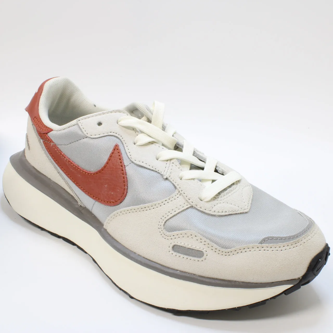 Nike Phoenix Waffle Light Bone RUGGed Orange Light Smoke Grey Uk Size 7