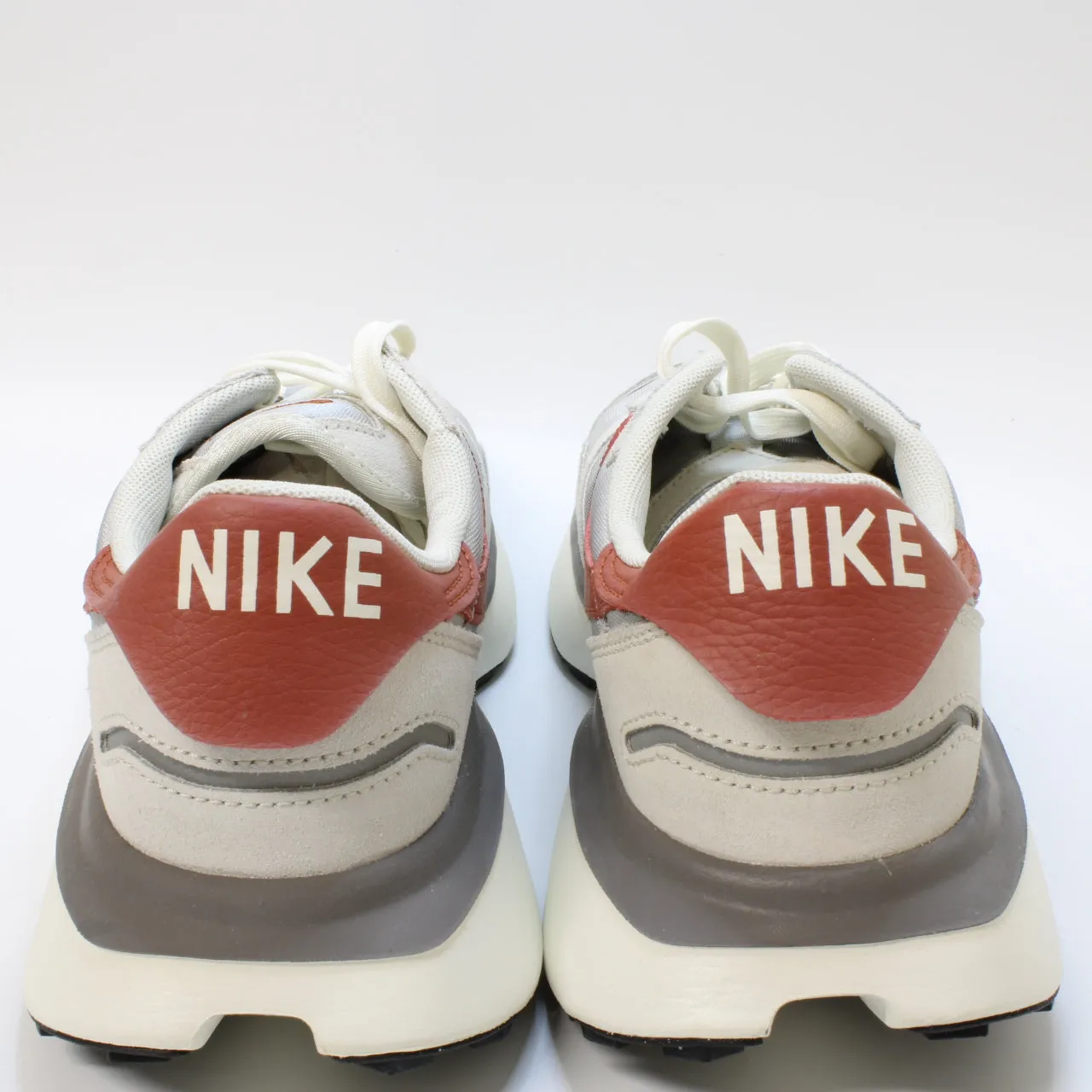 Nike Phoenix Waffle Light Bone RUGGed Orange Light Smoke Grey Uk Size 7