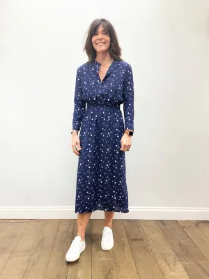 PPL Tiffany Dress in Magic Moons 02 in Midnight Blue