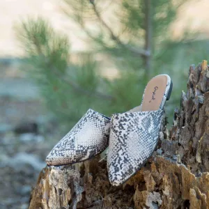 Snake Print Mules