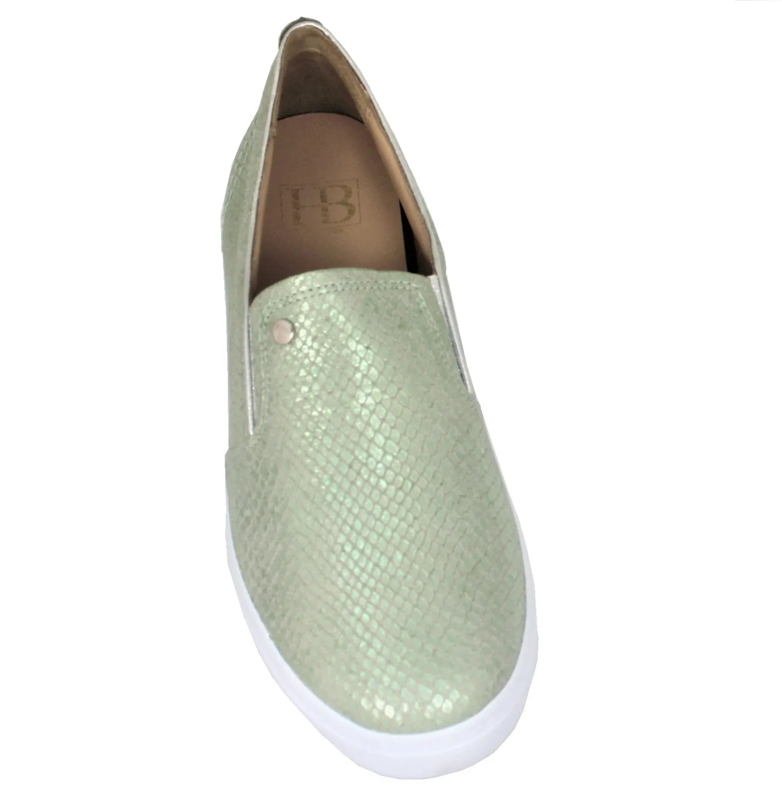 Sprint Slip On Metallic Print Trainer Shoe