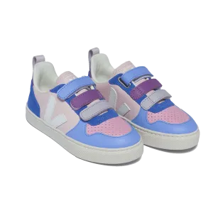 Veja V-10 Velcro Leather - Multico Petale White