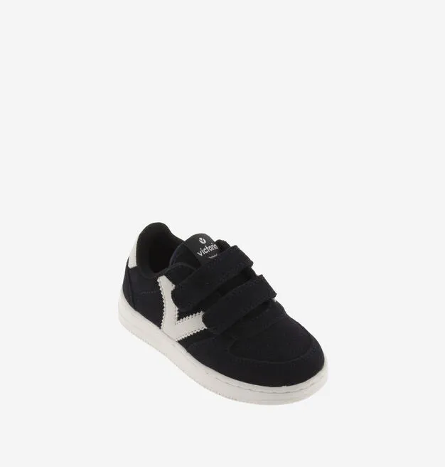 VICTORIA / Tiempo split leather trainers
