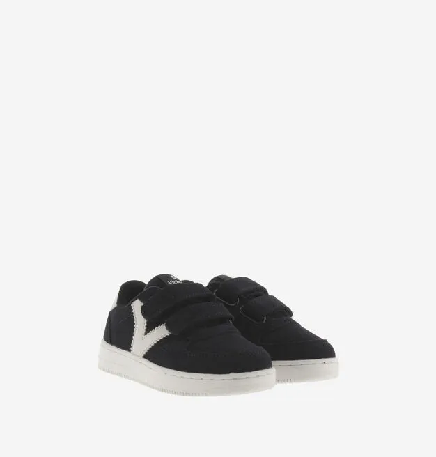 VICTORIA / Tiempo split leather trainers