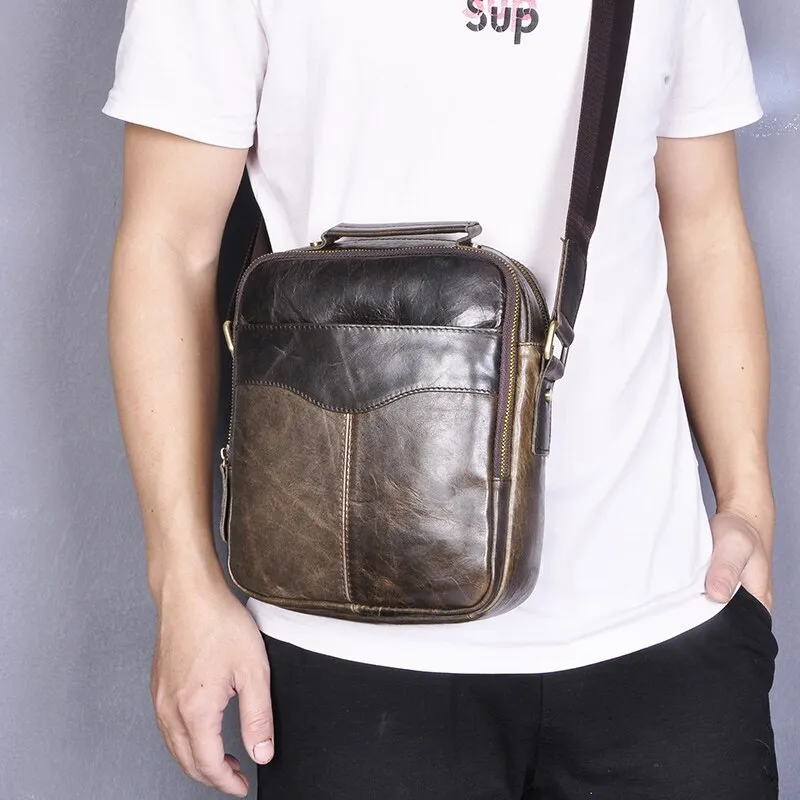 West Louis Casual Design Leather Shoulder Satchel Bag