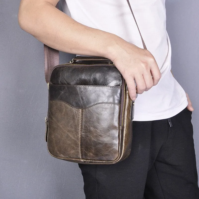 West Louis Casual Design Leather Shoulder Satchel Bag