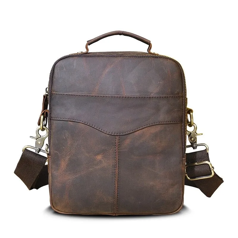 West Louis Casual Design Leather Shoulder Satchel Bag