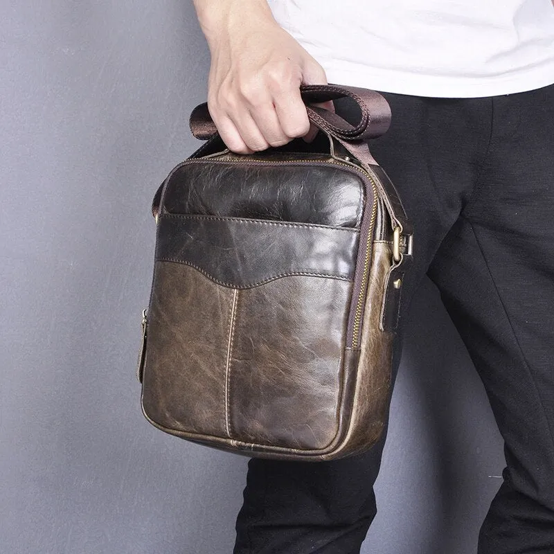 West Louis Casual Design Leather Shoulder Satchel Bag