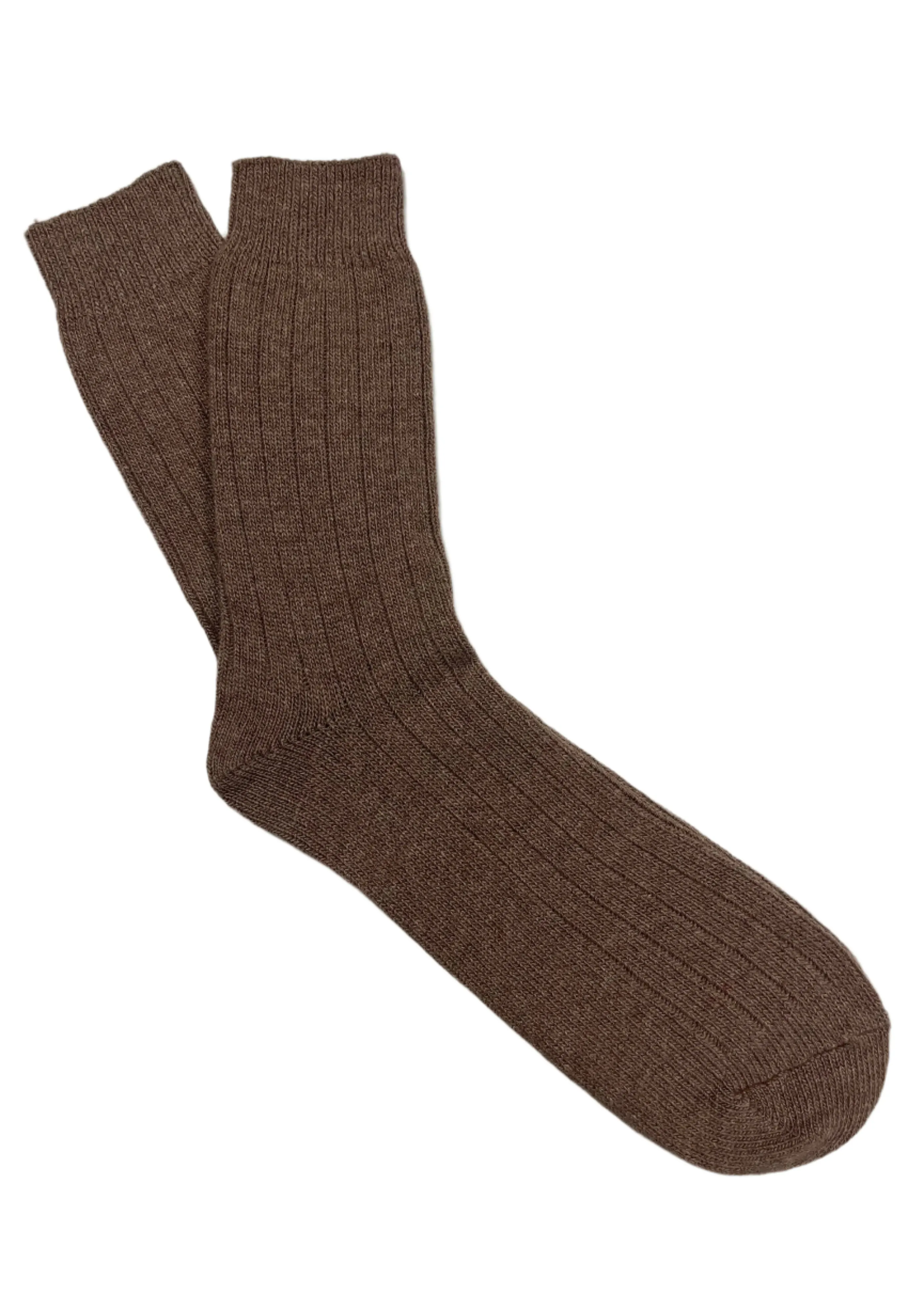 West of Ireland Cashmere Mix Socks | Brown
